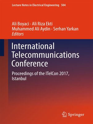 cover image of International Telecommunications Conference